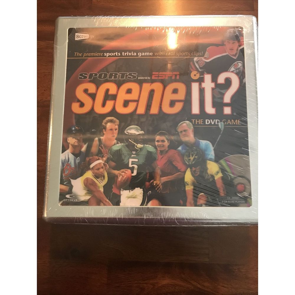 Scene It? Collector's Tin ESPN Sports Edition The DVD Trivia Game new in tin